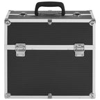 Make-up Case 38x23x34 cm Black Aluminium