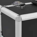 Make-up Case 37x24x35 cm Black Aluminium
