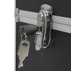 Make-up Case 37x24x35 cm Black Aluminium