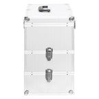 Make-up Case 37x24x40 cm Silver Aluminium