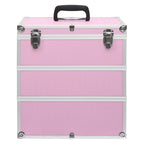 Make-up Case 37x24x40 cm Pink Aluminium