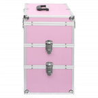 Make-up Case 37x24x40 cm Pink Aluminium