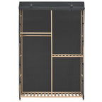 3-Tier Wardrobe 110X40X170 Cm Fabric