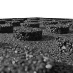 Fall Protection Tiles 6 pcs Rubber 50x50x3 cm Black