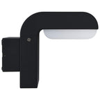 Outdoor LED Wall Light 9 W Black Oval