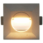 Outdoor LED Wall Lights 6 pcs 5 W Silver Square
