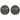 Outdoor LED Wall Lights 2 pcs 3 W Black Round
