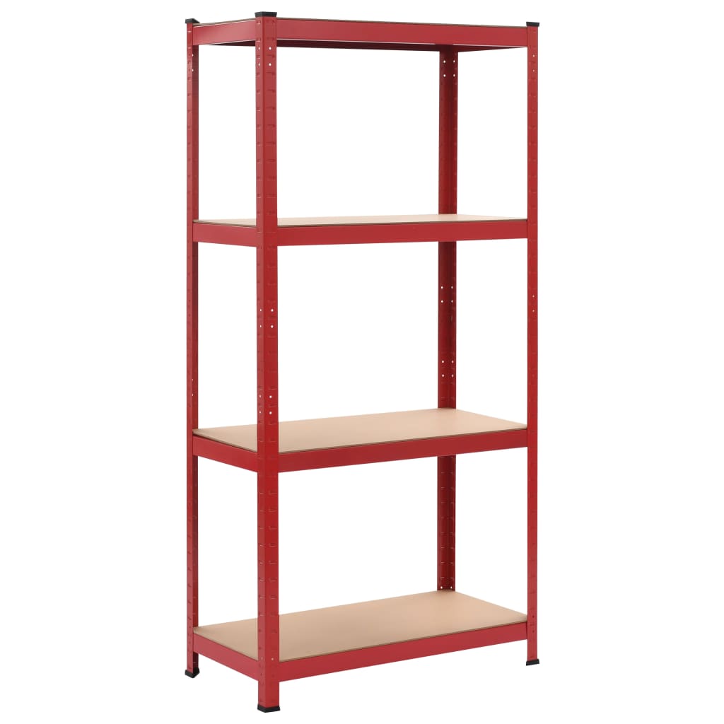 Storage Shelf 80X40X160 Cm Steel And Mdf