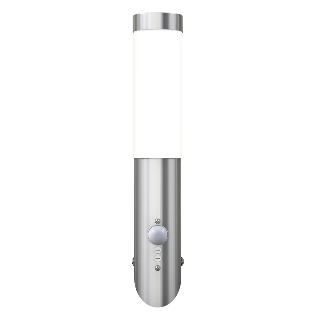 RVS Gardenlamp Wall Lamp Waterproof with Motion Detector