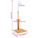 Wooden Garden Shower