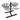 Adjustable Double Diner Pet Dog Feeding Stand & 2 X 1.6L Stainless Steel Bowls