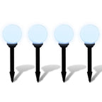 Outdoor Pathway Lamps 4 pcs LED 15 cm with Ground Spike