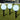 Outdoor Pathway Lamps 3 pcs LED 20 cm with Ground Spike