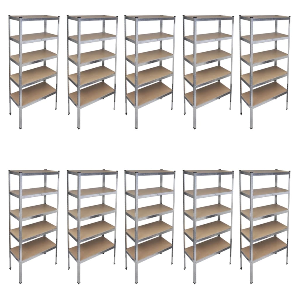 Storage Rack Garage Storage Shelf 10Pcs
