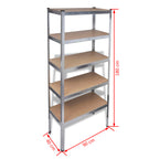 Storage Rack Garage Storage Shelf 10Pcs