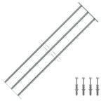 Adjustable Security Grille for Windows with 3 Crossbars 1000-1500 mm