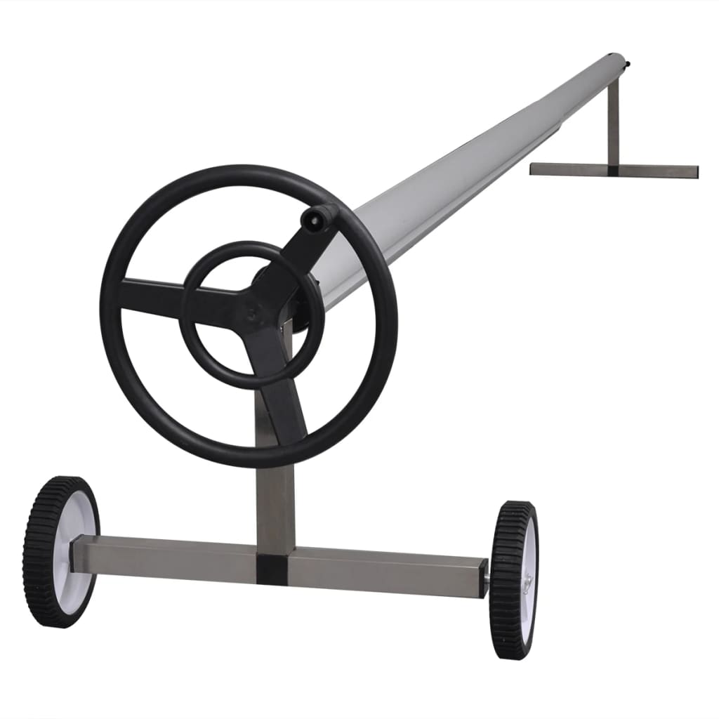 Pool Cover Roller with Stainless steel Base