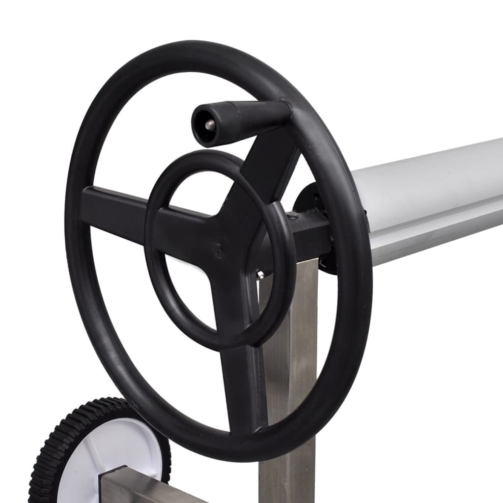 Pool Cover Roller with Stainless steel Base