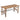 Folding Garden Bench 118 cm Bamboo