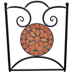 Folding Bistro Chairs 2 pcs Ceramic Terracotta