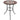 Bistro Table Terracotta and White 60 cm Mosaic