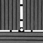 Grey 11 pcs 30 x 30 cm Decking Tiles WPC 1 sqm