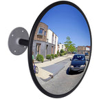 Indoor Convex Traffic Mirror Black Ø40 Cm Acrylic