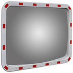 Convex Traffic Mirror Rectangle With Reflectors