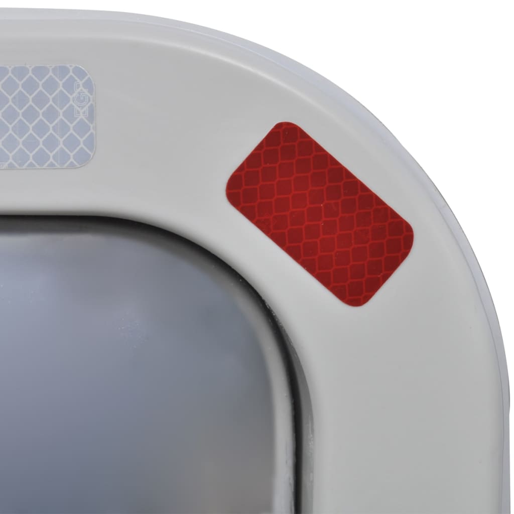 Convex Traffic Mirror Rectangle With Reflectors