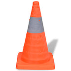 5 Pop-Up Traffic Cones 42 Cm