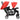 Tandem Stroller Steel And Black