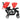 Tandem Stroller Steel And Black