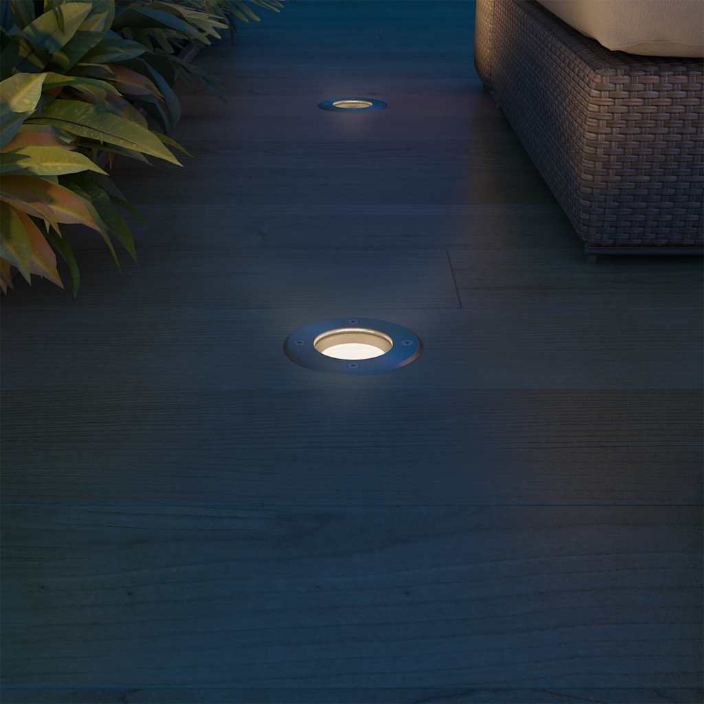 Outdoor LED Ground Lights 3 pcs Round