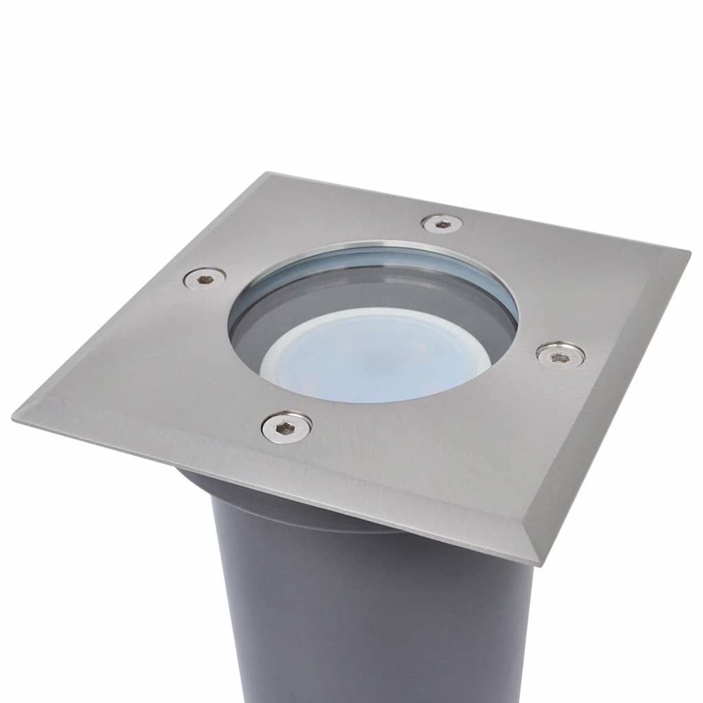 Outdoor LED Ground Lights 3 pcs Square