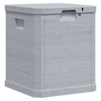 Garden Storage Box 90 L Light Grey