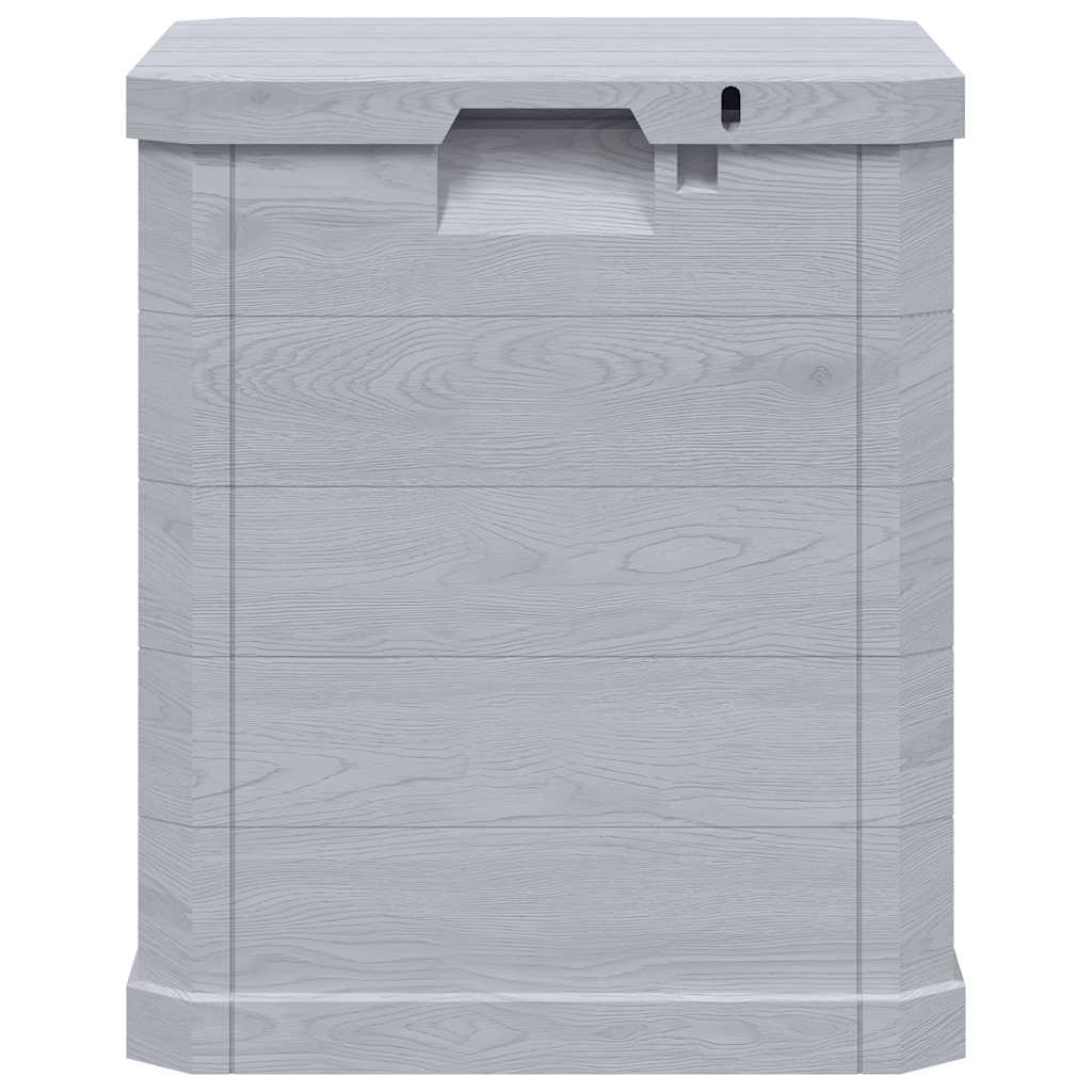 Garden Storage Box 90 L Light Grey