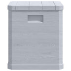 Garden Storage Box 90 L Light Grey