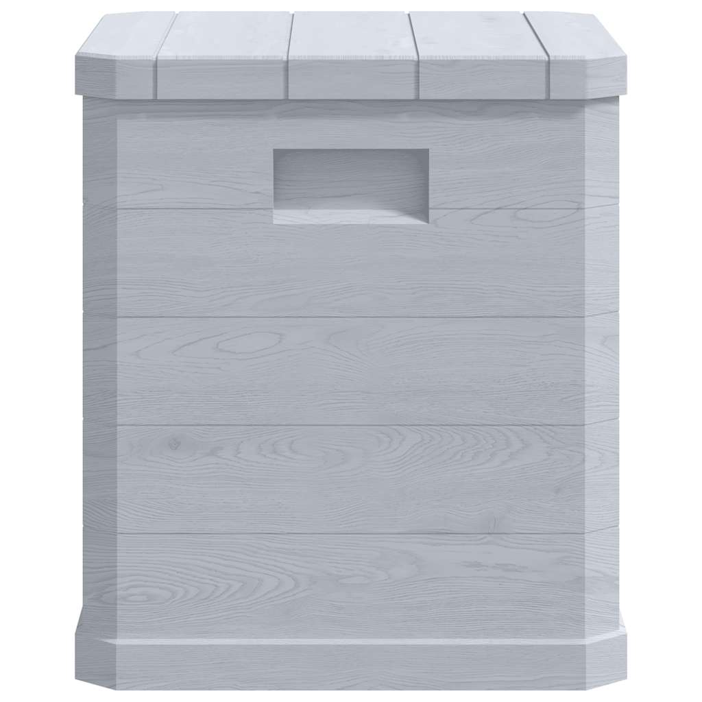 Garden Storage Box 90 L Light Grey