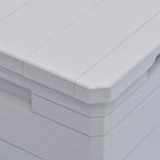 Garden Storage Box 90 L Light Grey