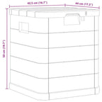 Garden Storage Box 90 L Anthracite