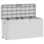 Garden Storage Box 280 L Light Grey
