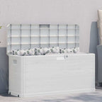 Garden Storage Box 280 L Light Grey