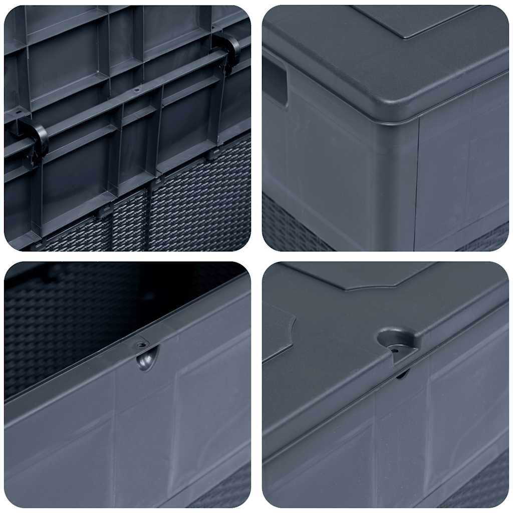 Garden Storage Box 320 L Anthracite