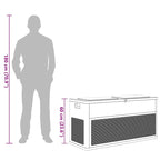 Garden Storage Box 320 L Anthracite