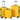 Hardcase Trolley Set 3 pcs Yellow ABS
