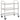 3-Tier Kitchen Trolley 95x45x83.5 cm Stainless Steel