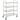 4-Tier Kitchen Trolley 107x55x125 cm Stainless Steel
