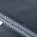 Storage Shelf Racks 2 Pcs Black 250 Kg Plastic