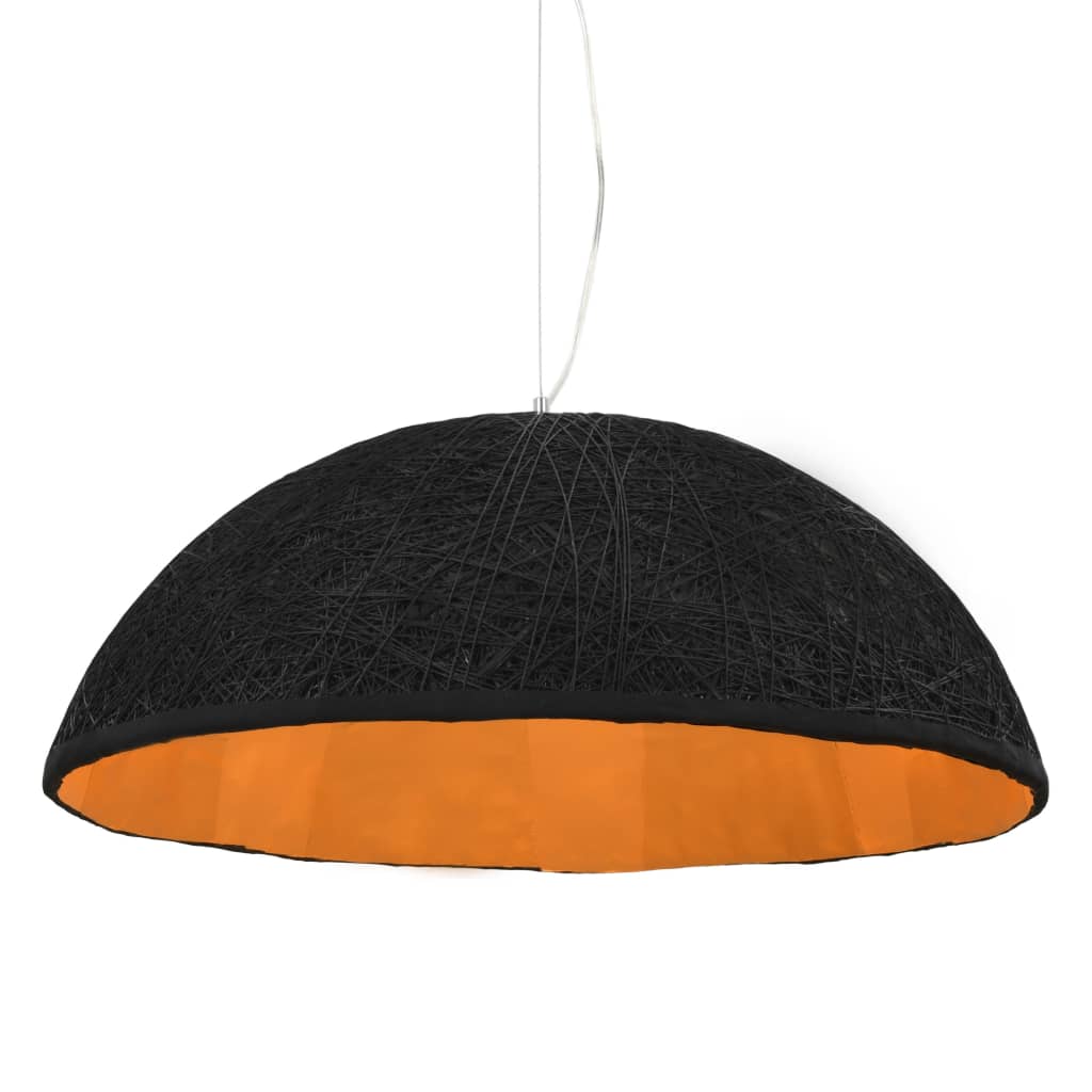 Pendant Lamp Black and Gold Ø70 cm E27