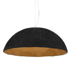 Pendant Lamp Black and Gold Ø70 cm E27